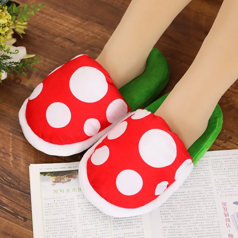 Cozy Mushroom Slippers