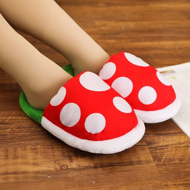 Cozy Mushroom Slippers