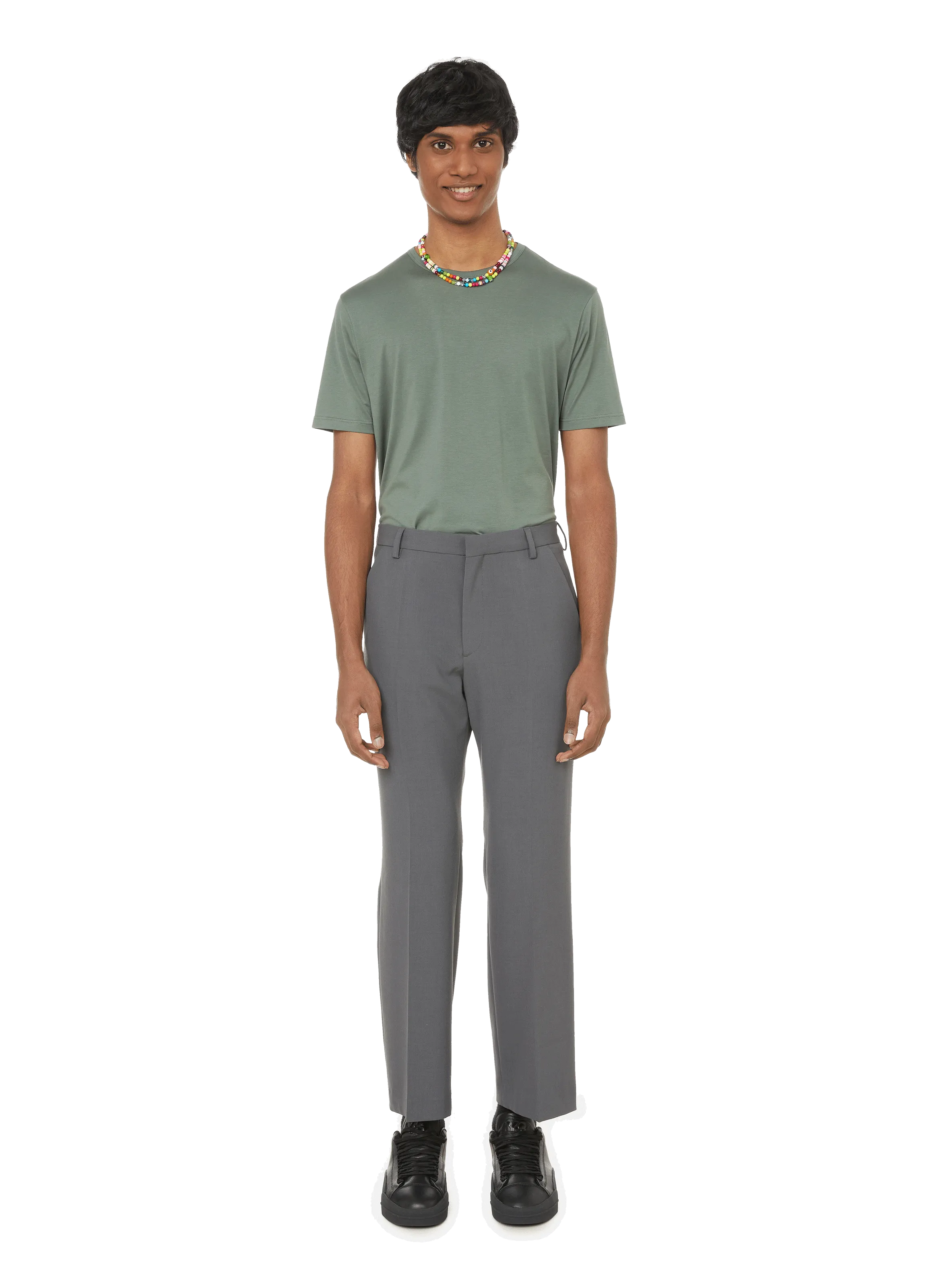 NANUSHKA Adden eco-friendly grey trousers