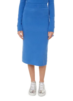 NANUSHKA wool blue pencil skirt