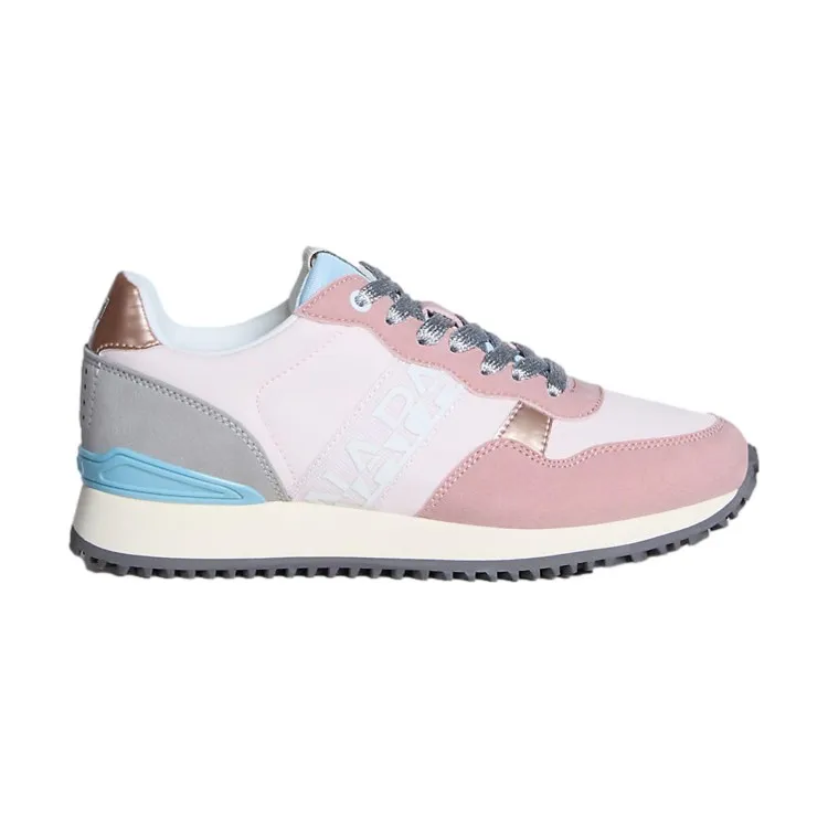 Napapijri Pink Lace-Up Women's Sneakers S4ASTRA01