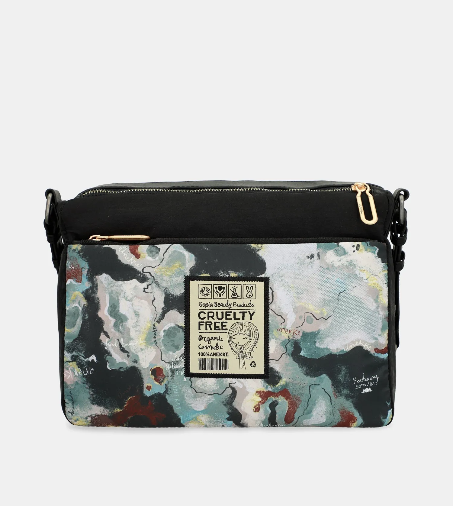 Nature Woods rectangular shoulder bag