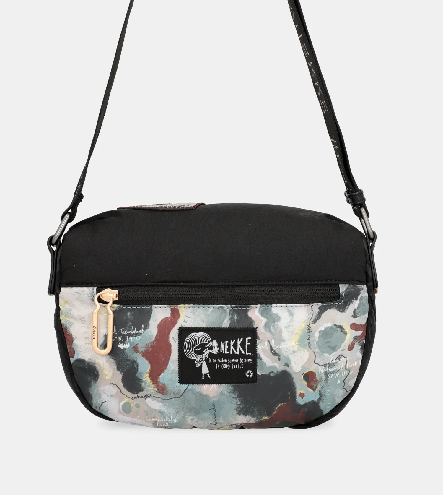 Nature Woods wide shoulder bag