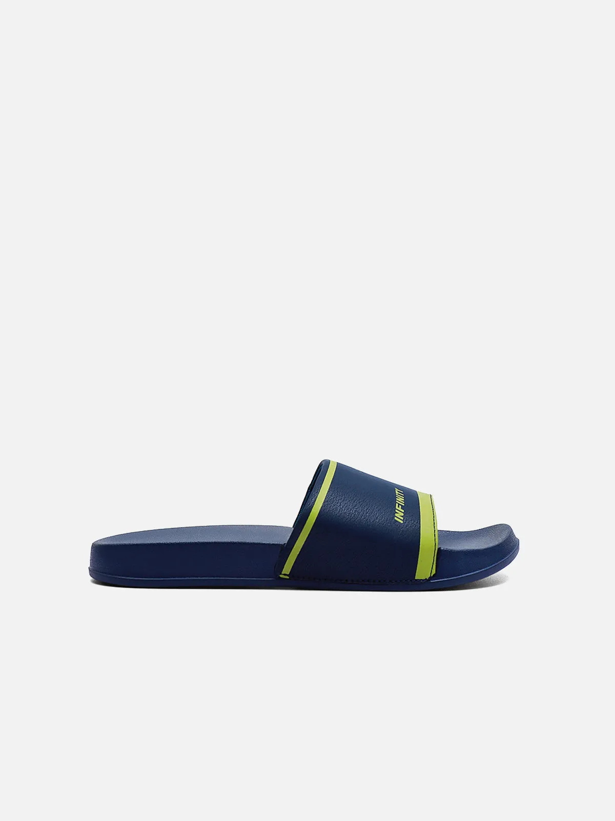 Navy Blue Slides - FAMSD24-001