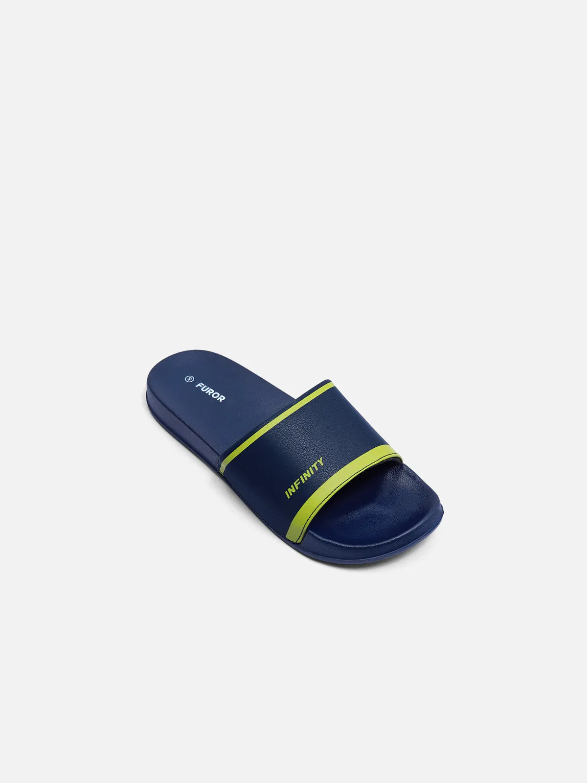 Navy Blue Slides - FAMSD24-001