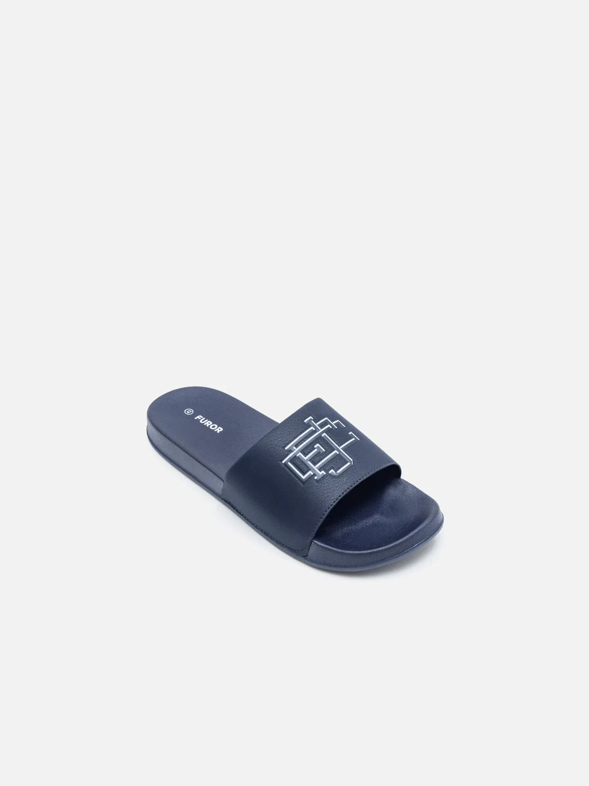 Navy Blue Slides - FAMSD24-004