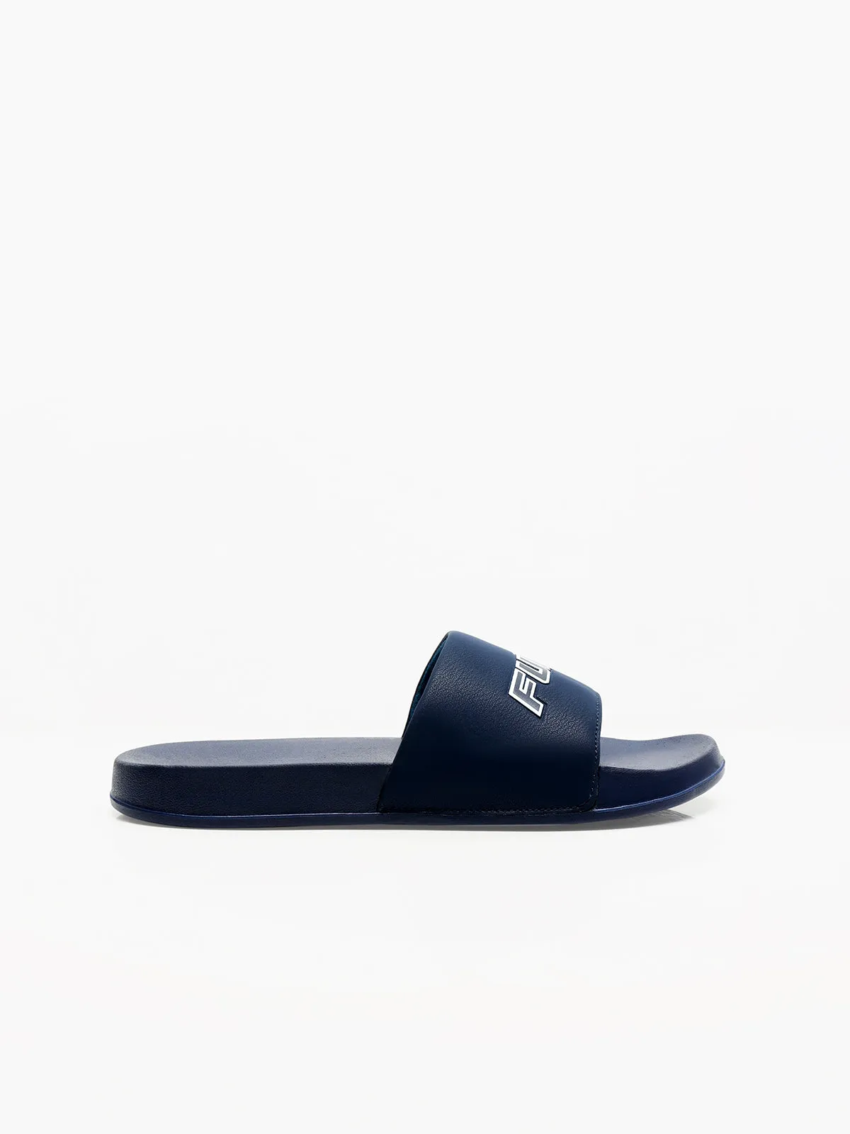 Navy Blue Slides - FAMSD24-006