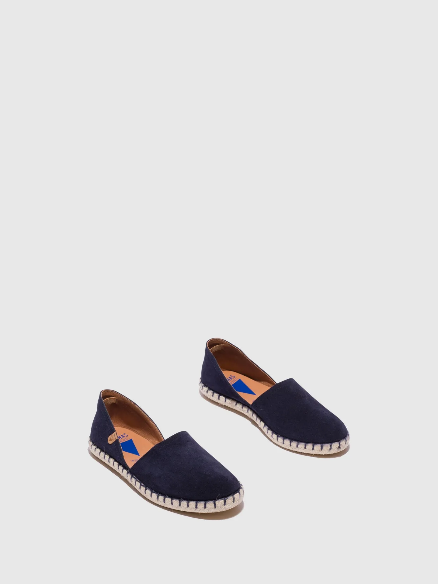 Navy Flat Espadrilles