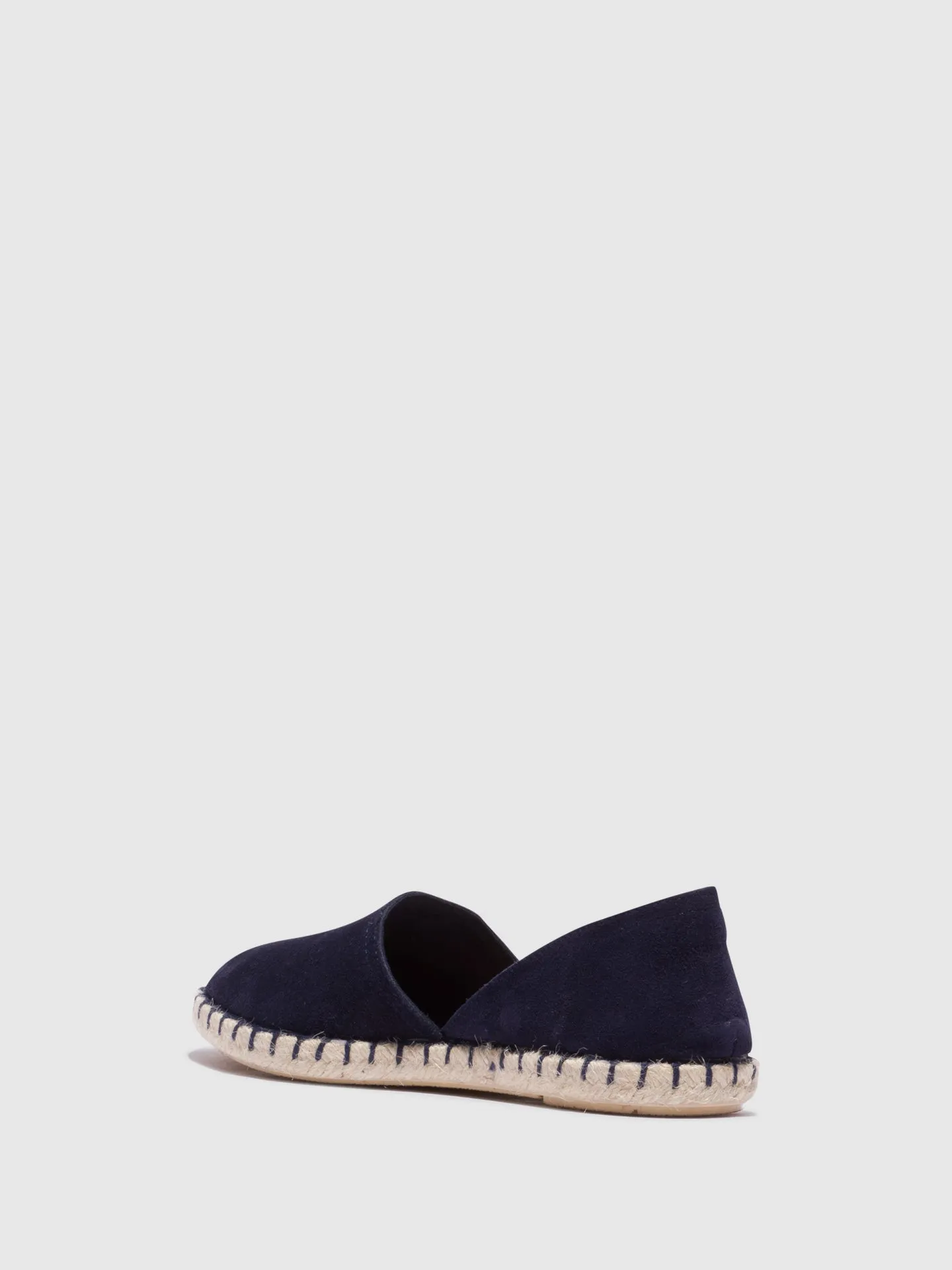 Navy Flat Espadrilles