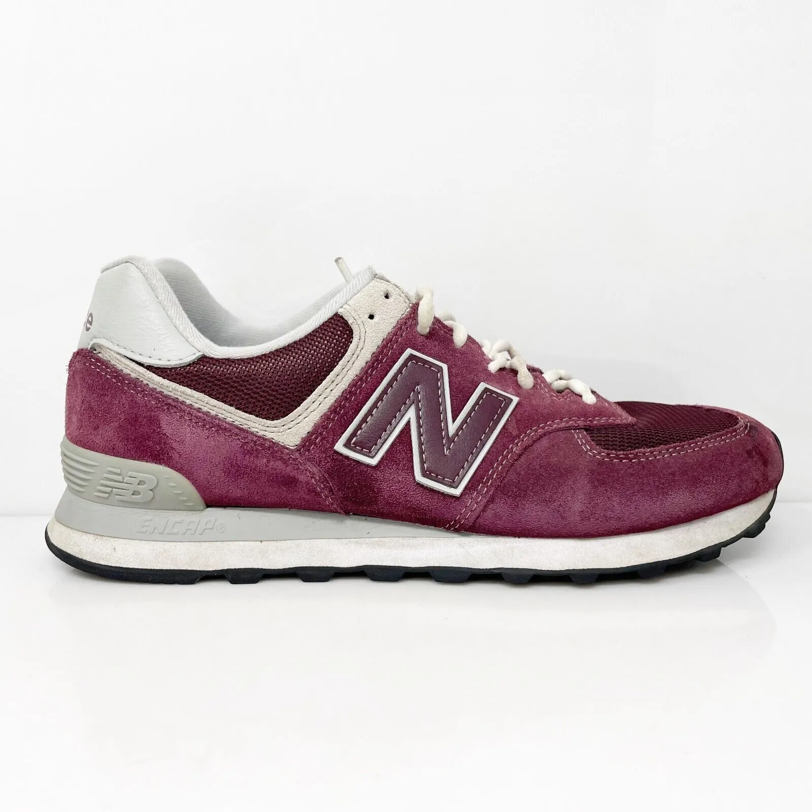 New Balance Mens 574 ML574EGB Red Casual Shoes Sneakers Size 8.5 D