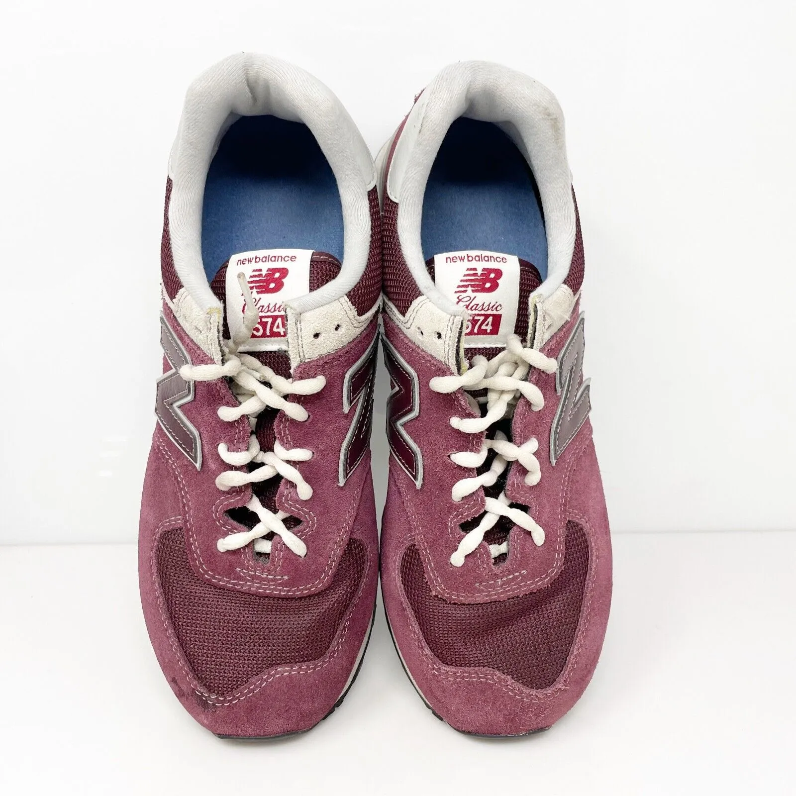 New Balance Mens 574 ML574EGB Red Casual Shoes Sneakers Size 8.5 D