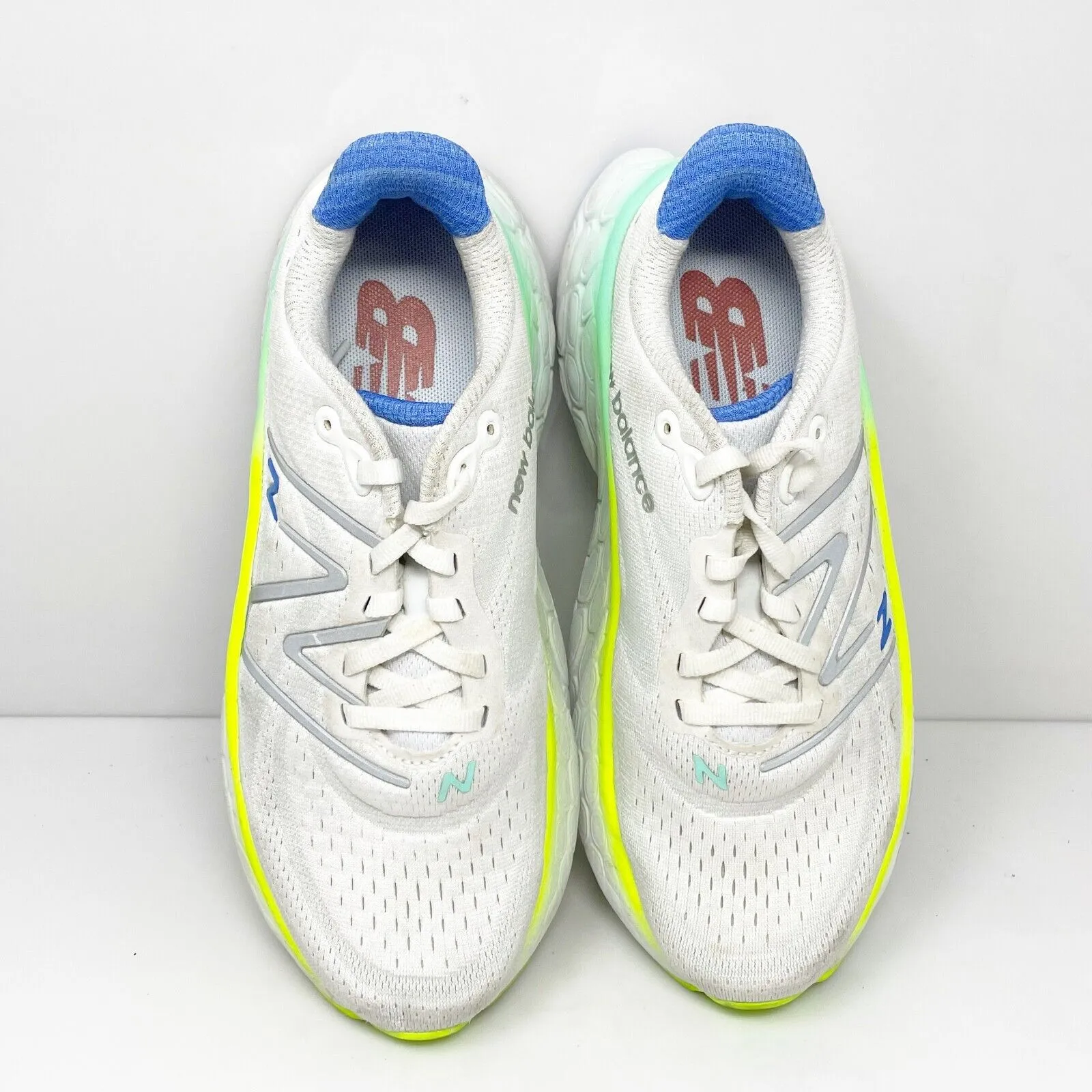 New Balance Womens FF X More V4 WMORWT4 White Running Shoes Sneakers Size 6.5