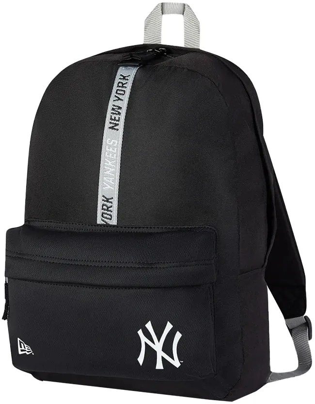 New Era Accessories NY Yankees MLB Logo Stripe Backpack Black