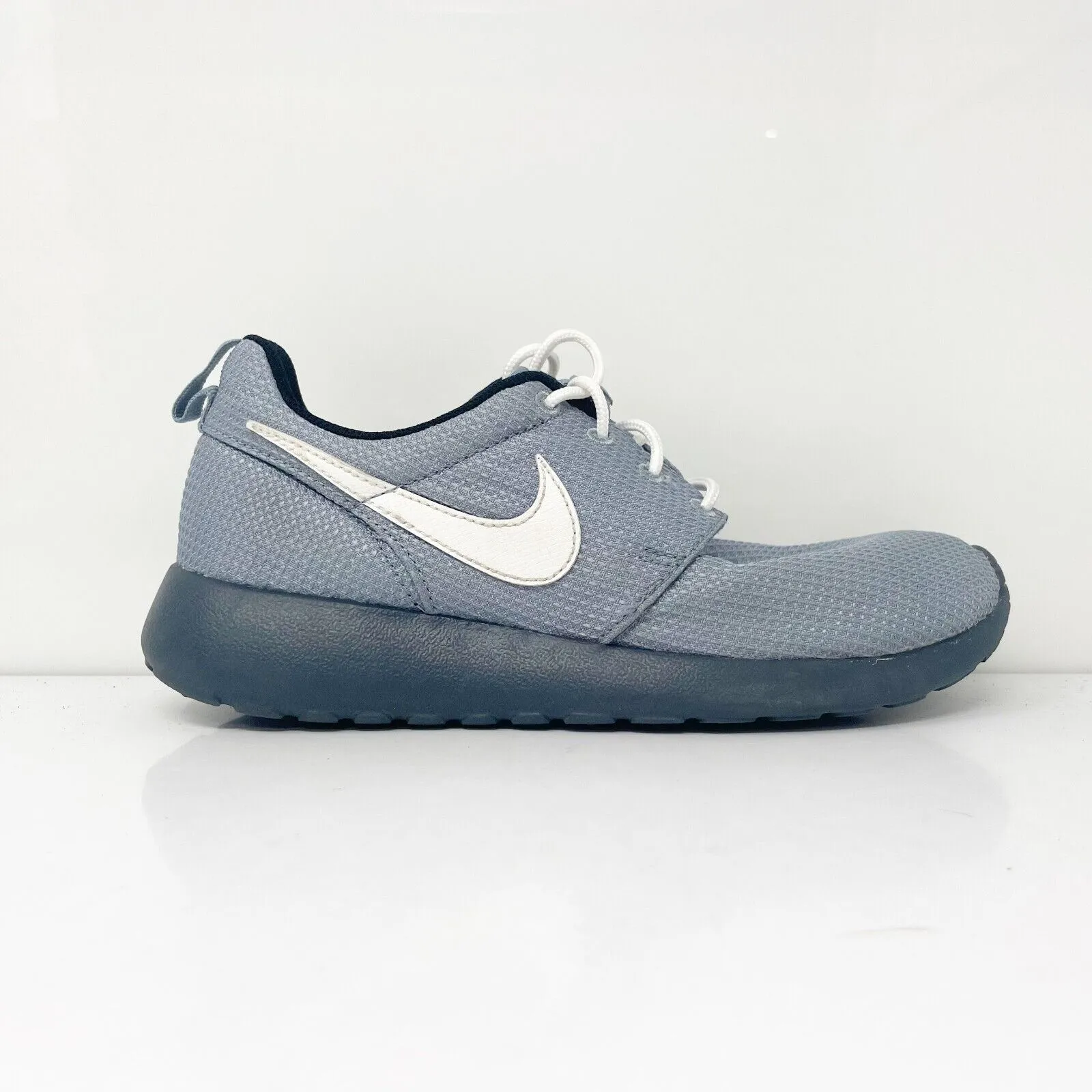 Nike Boys Rosherun 599728-015 Gray Running Shoes Sneakers Size 5Y