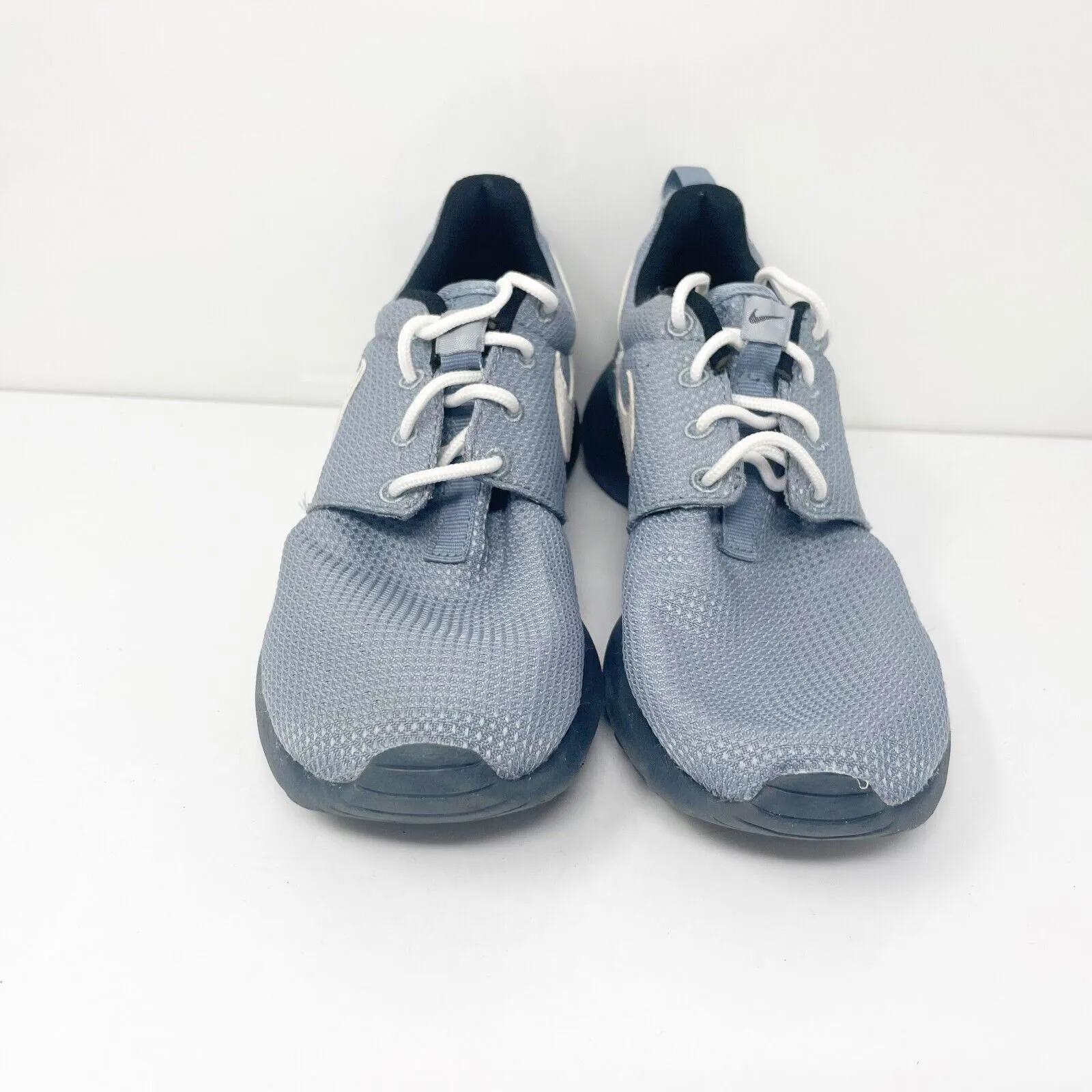 Nike Boys Rosherun 599728-015 Gray Running Shoes Sneakers Size 5Y