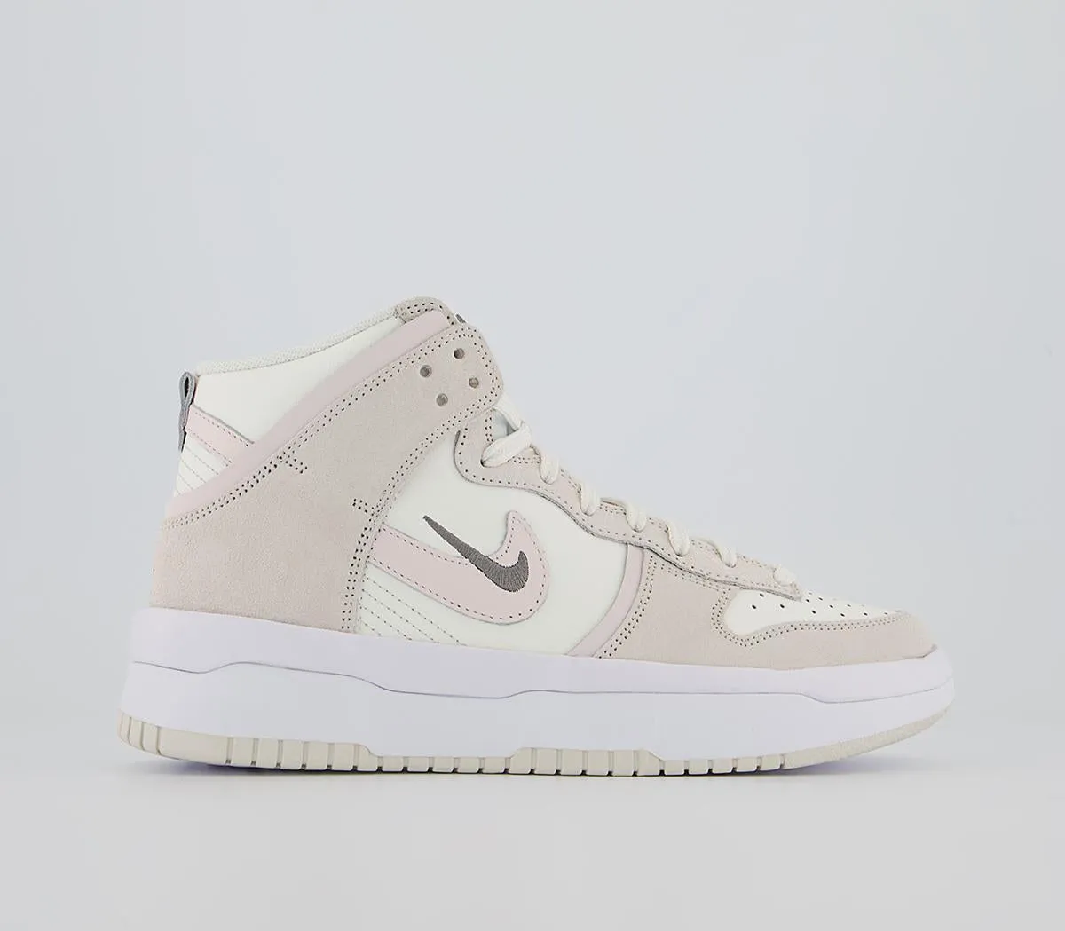 Nike Dunk High Up Sail Flat Pewter Phantom Light Soft Pink UK Size 4 - Buy Now