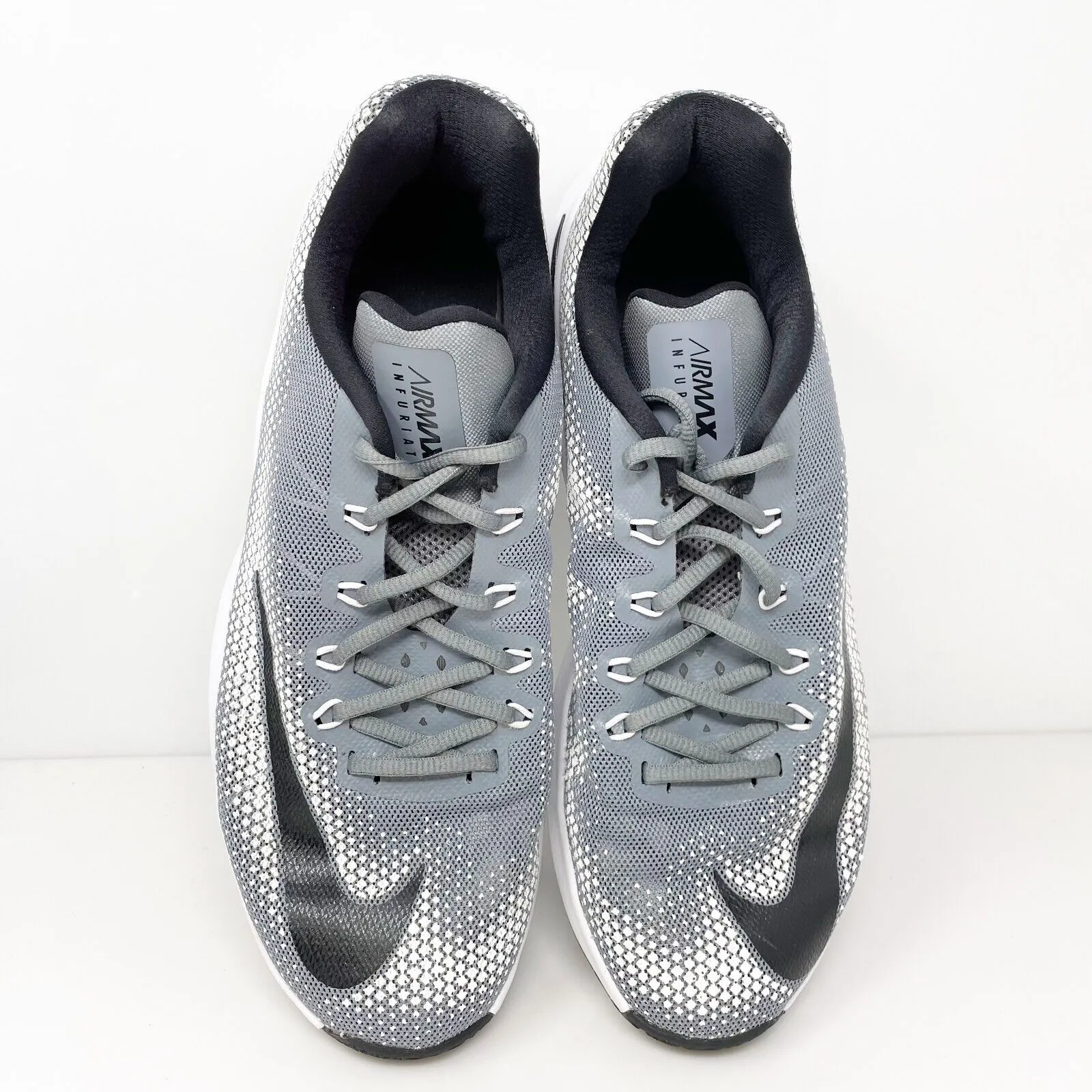 Nike Mens Air Max Infuriate Low 852457-002 Gray Running Shoes Sneakers Size 11