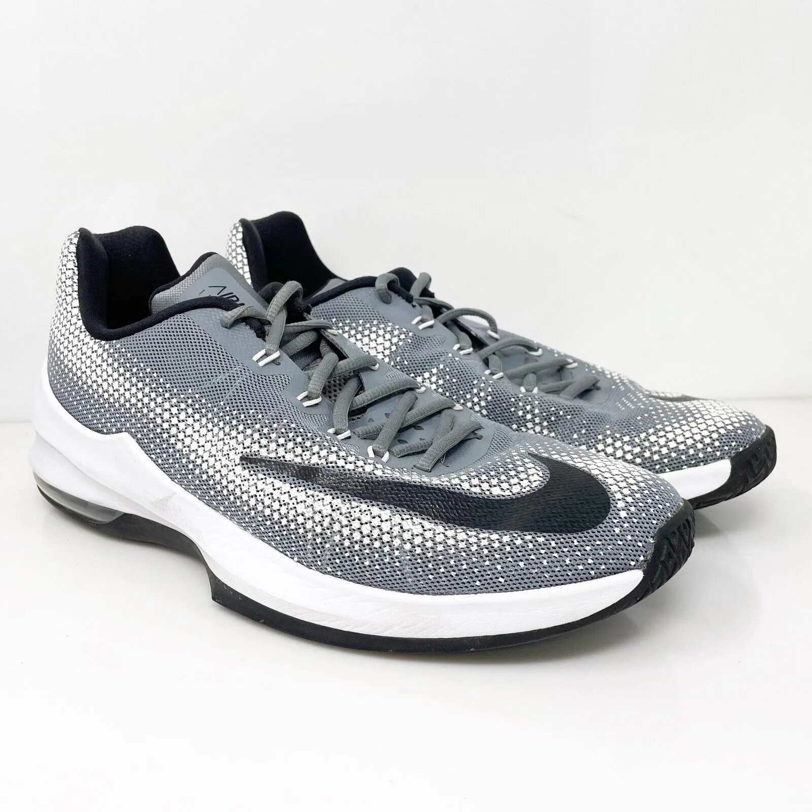 Nike Mens Air Max Infuriate Low 852457-002 Gray Running Shoes Sneakers Size 11