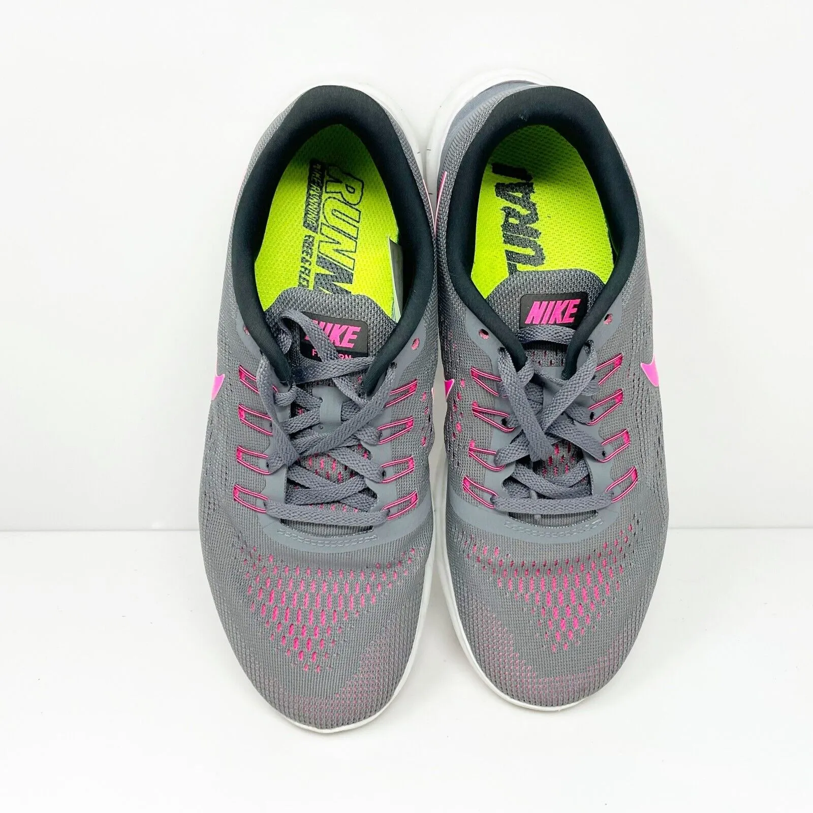 Nike Womens Free RN 831509-006 Gray Running Shoes Sneakers Size 8