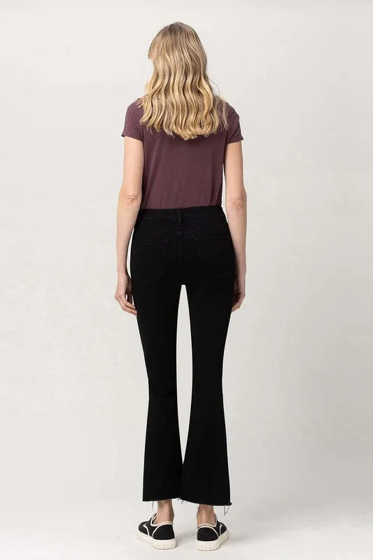 Noemi High Rise Crop Flare Stretch Jeans