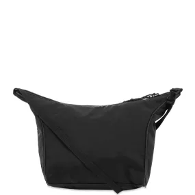 Nylon Hobo Shoulder Bag Black