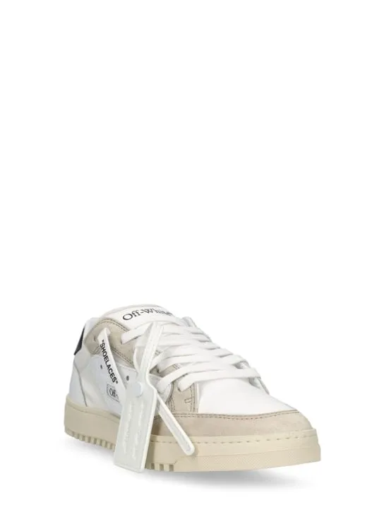 Off-White   5.0 leather sneakers 