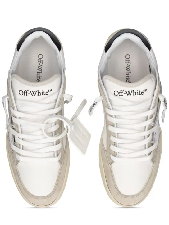 Off-White   5.0 leather sneakers 