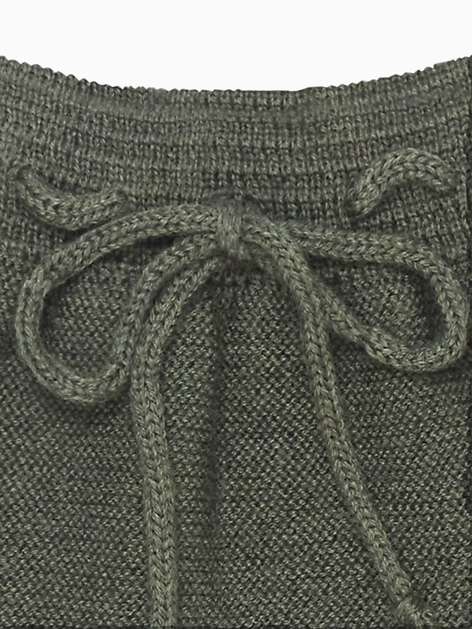 Olive Green Augusto Merino Baby Knitted Trousers