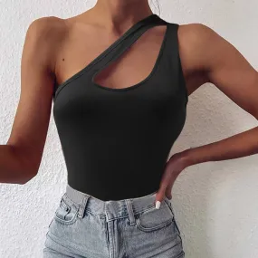 One Shoulder Cutout Cami