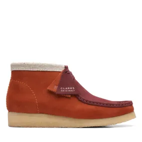 Orange Suede Men's Wallabee Chukka Boots by Clarks (Style 26168830)