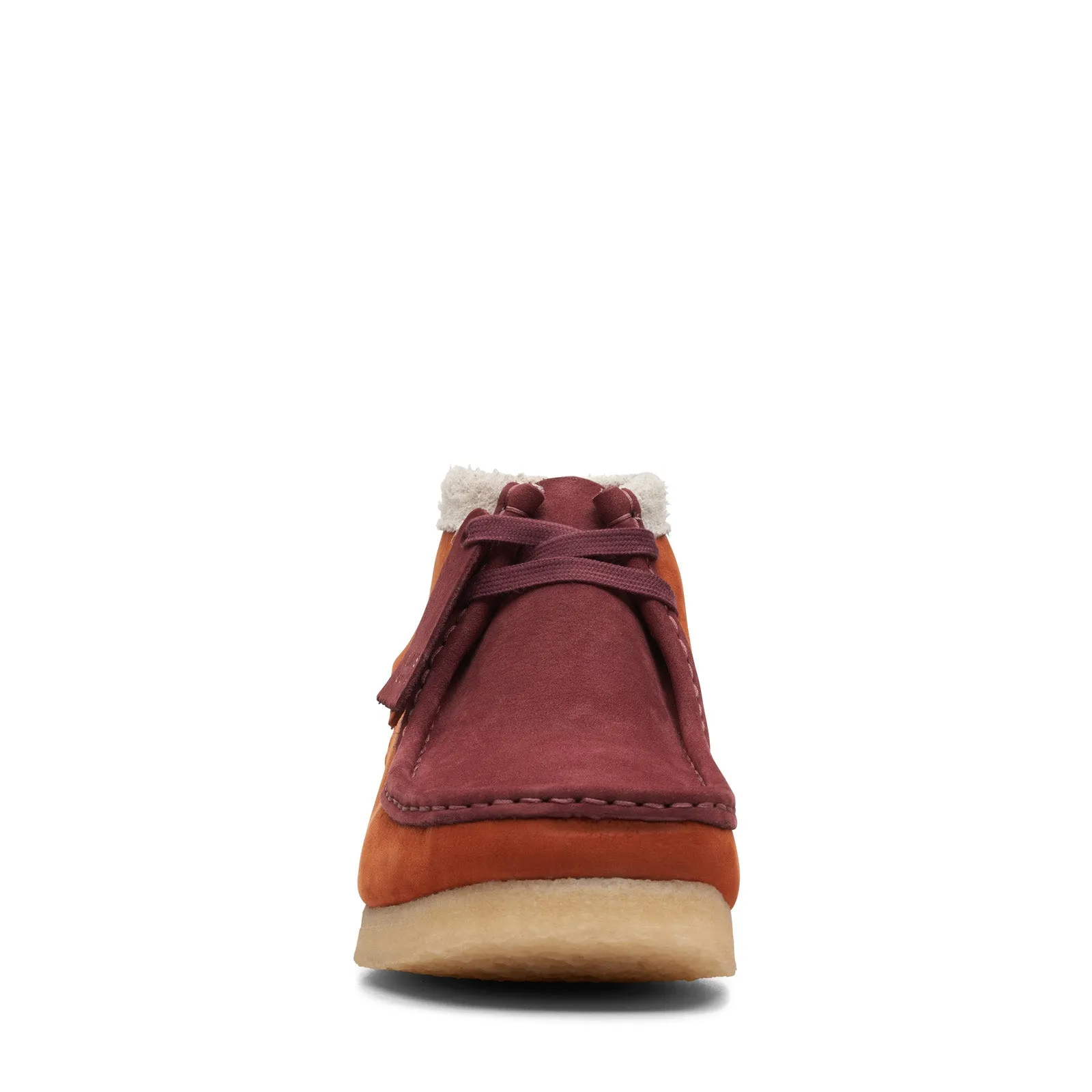 Orange Suede Men's Wallabee Chukka Boots by Clarks (Style 26168830)