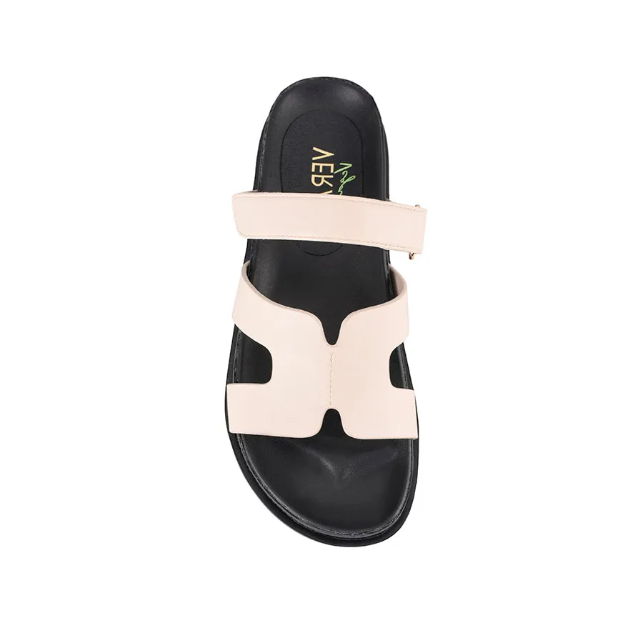 Oswald Footbed Slides - Bone