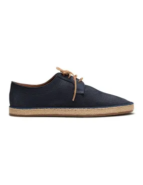 Panama Nubuck Navy Espadrilles