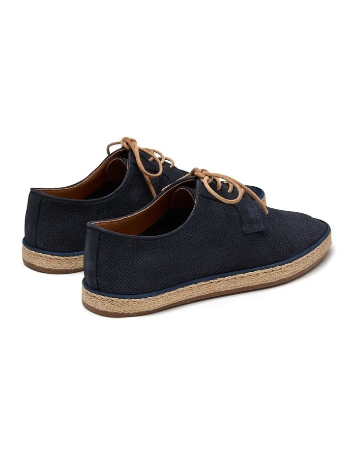 Panama Nubuck Navy Espadrilles