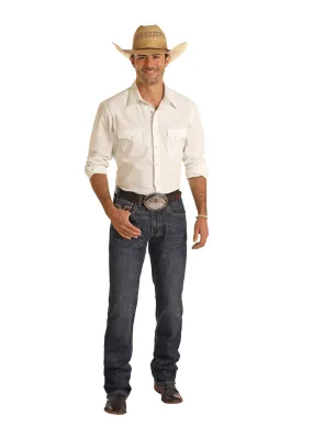 Panhandle Slim Men's Two Tone Stackable Denim Jeans