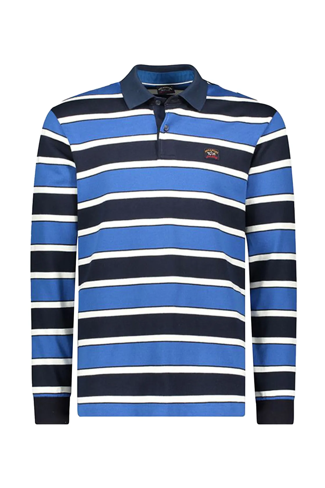 Paul & Shark Cotton Jersey Polo Multi Stripe