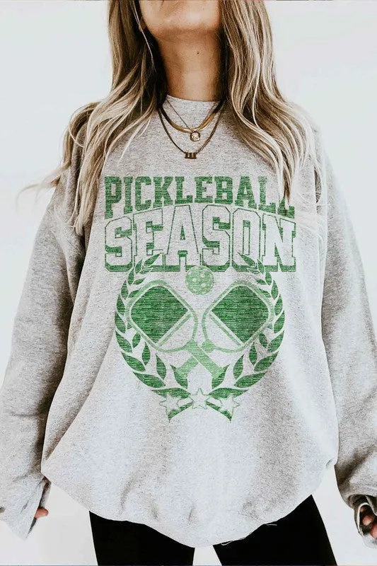 PICKLEBALL SEASON GRAPHIC SWEATSHIRT