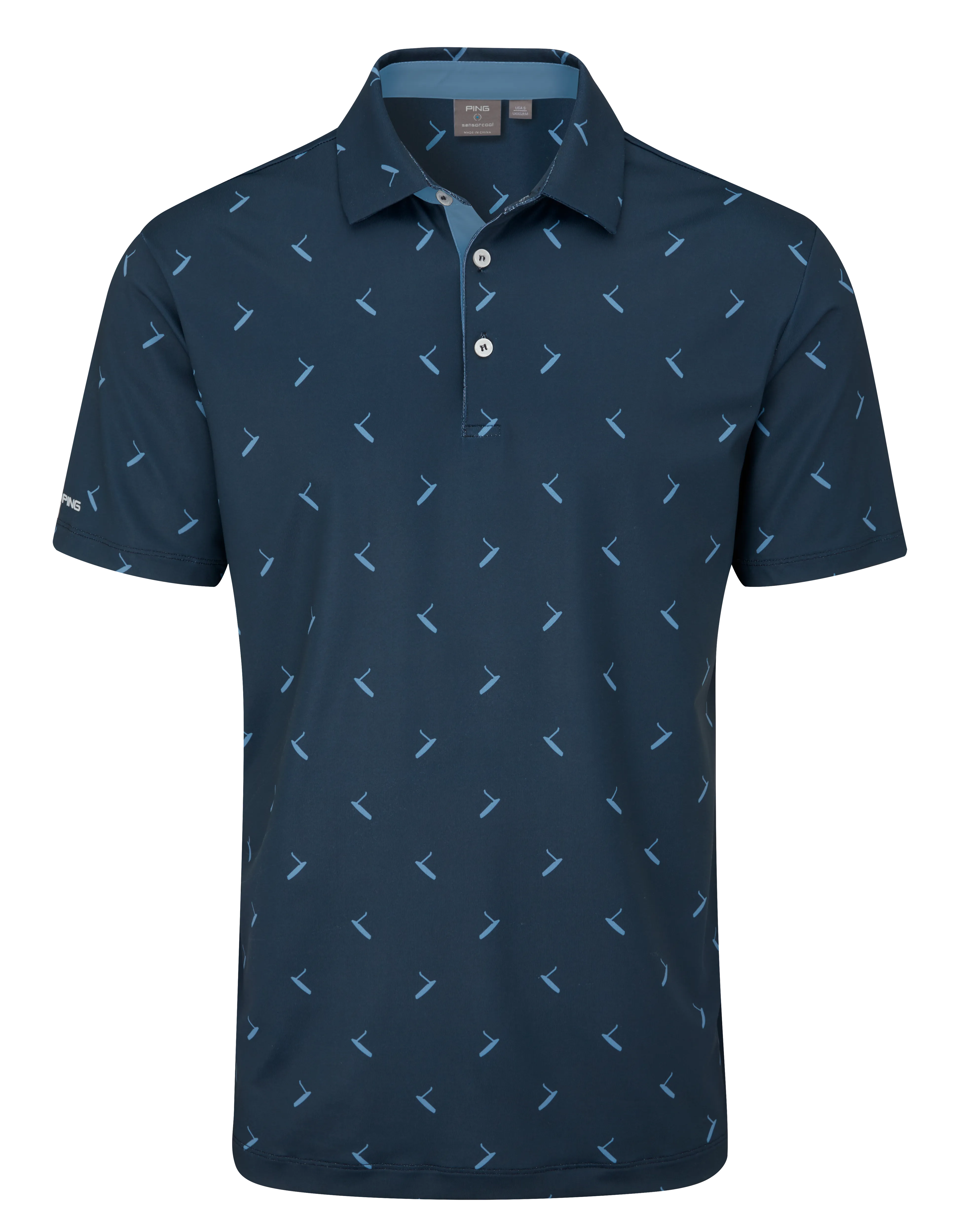 Ping Gold Putter Printed Polo