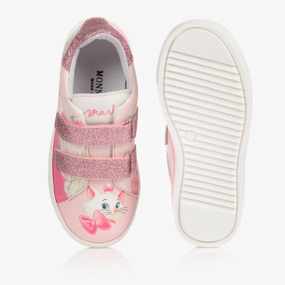 Pink Disney Velcro Trainers