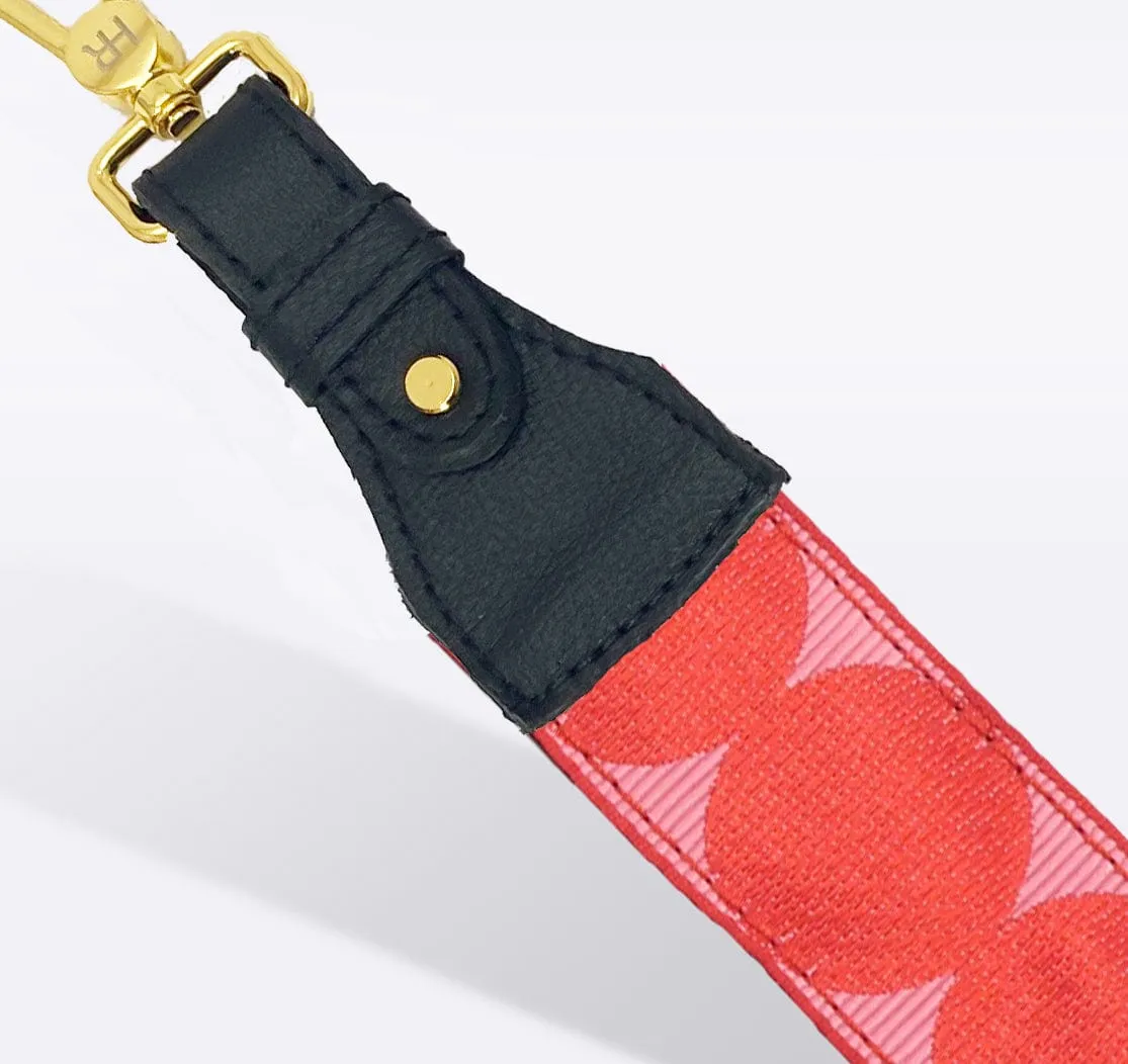 Pink Dots Bag Strap