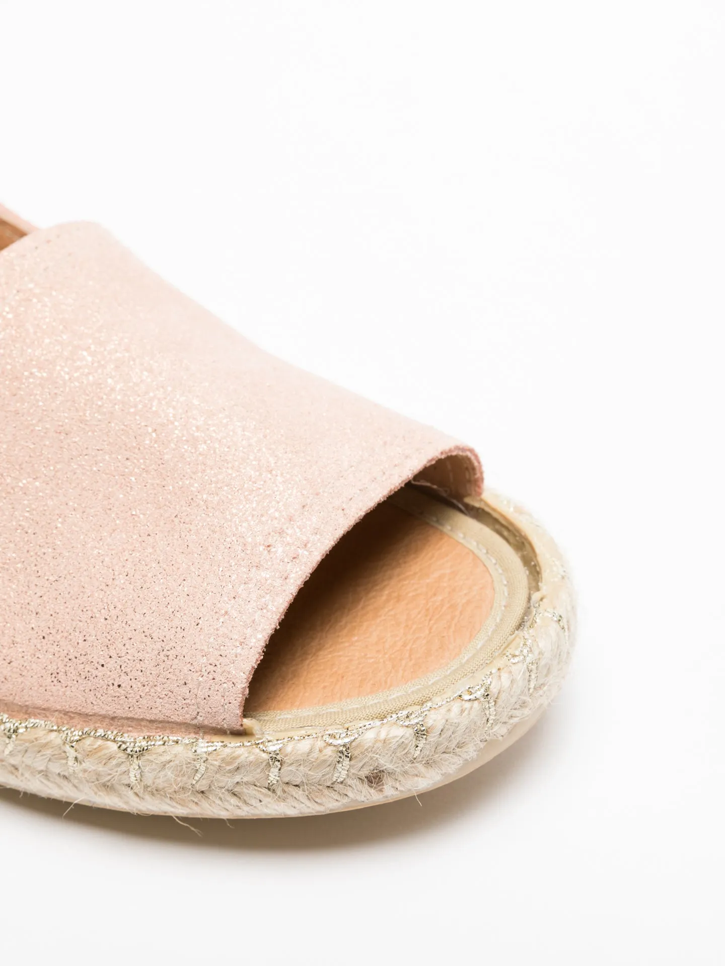 Pink Sling-Back Espadrilles