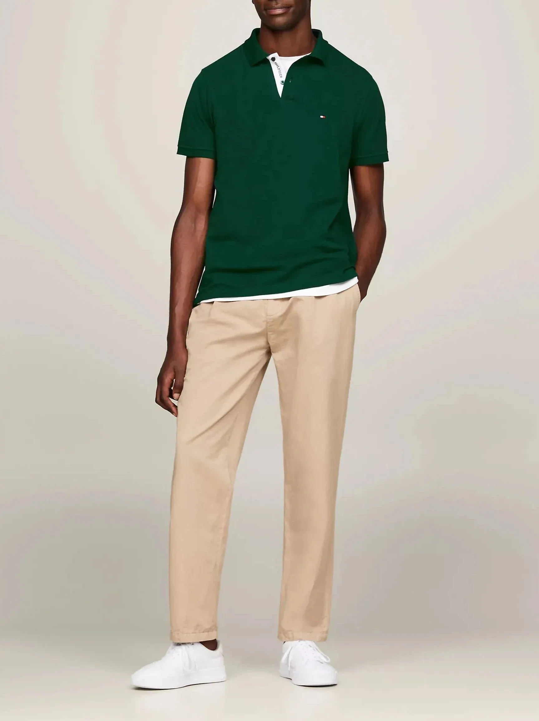 Polo cotone piqué stretch - Tommy Hilfiger