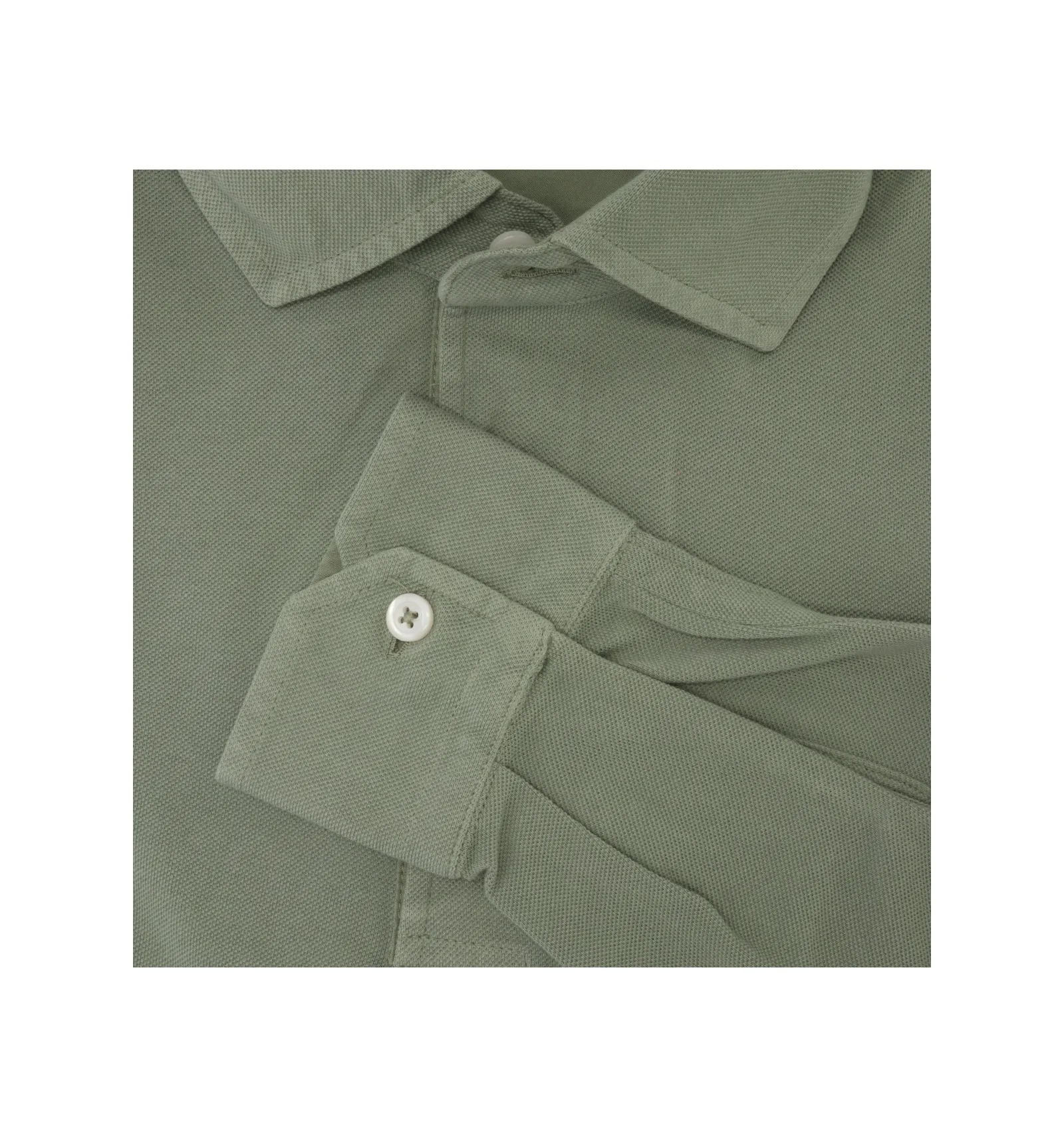 Gran Sasso Long Sleeve Piqué Polo