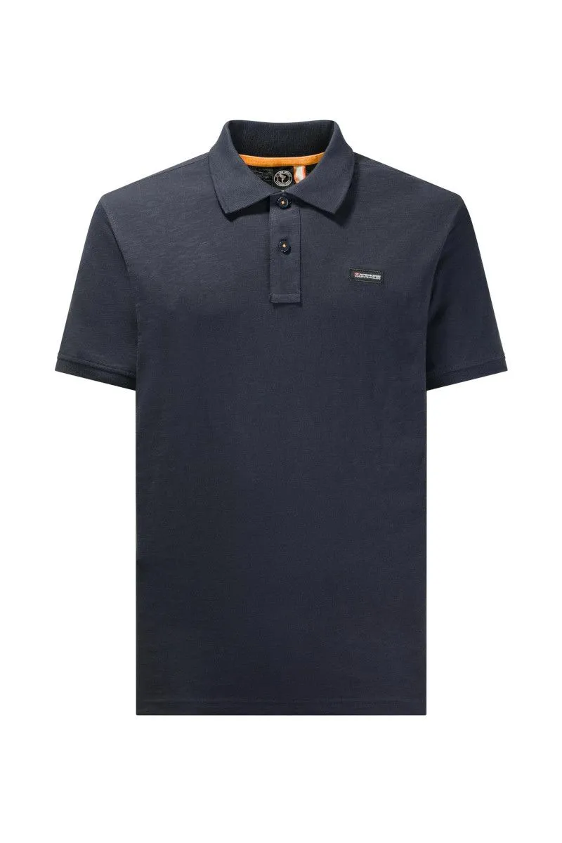 Blue Men's Bridge Polo