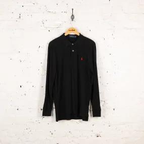 Polo Ralph Lauren Long Sleeve Polo Shirt - Black - L