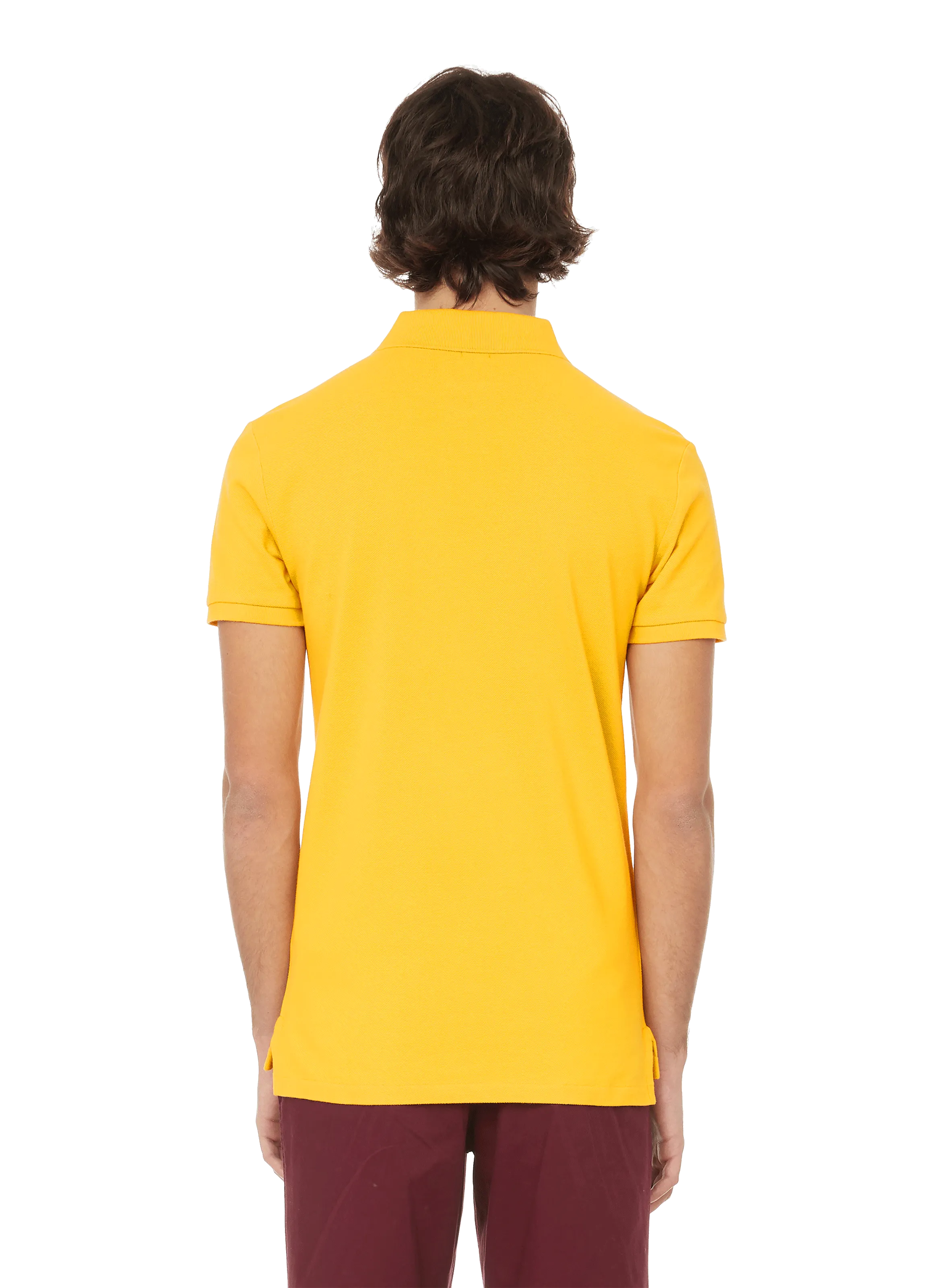 Polo ralph lauren  Slim-fit cotton piqué polo shirt - Yellow