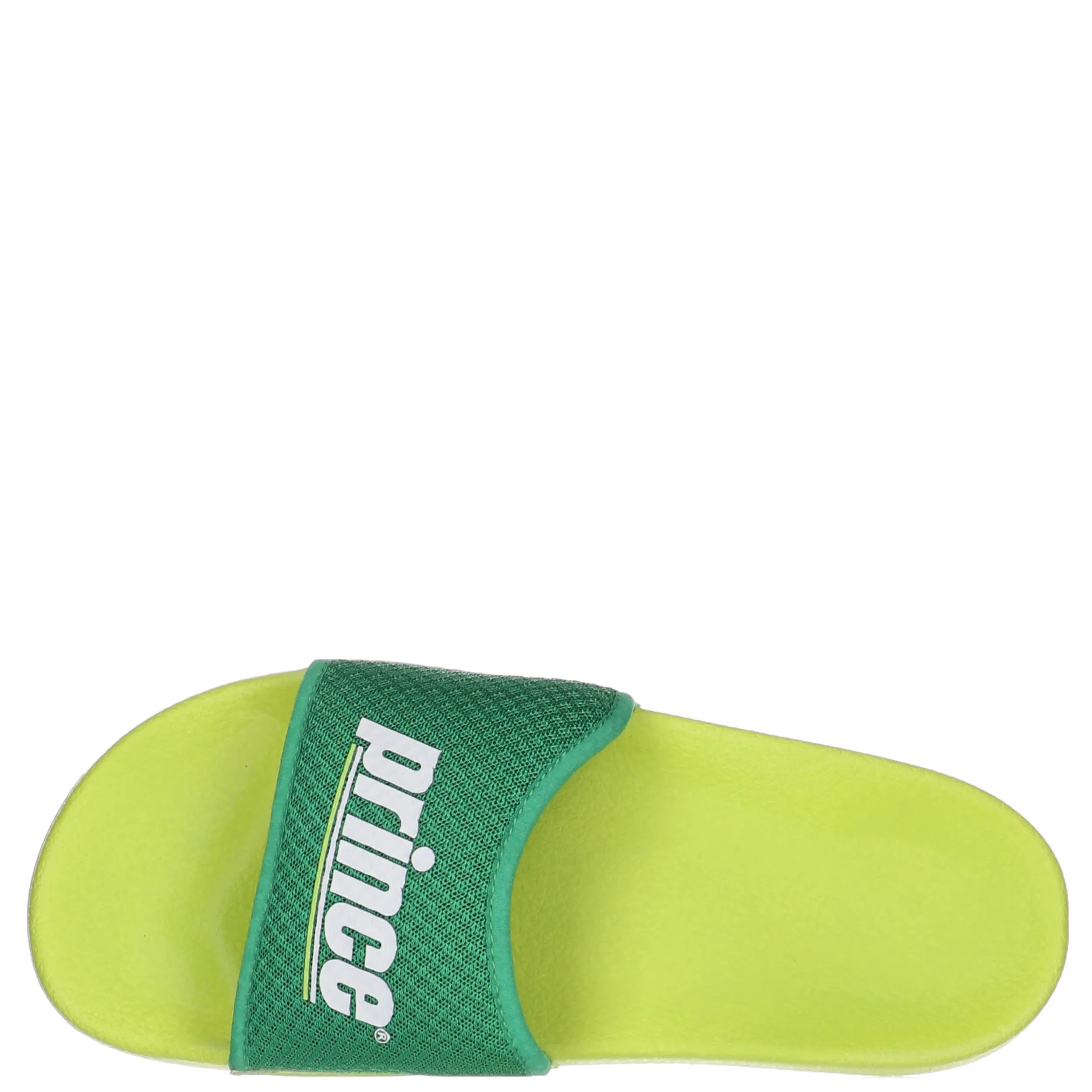 Prince Green/Neon Lime Prism Slides