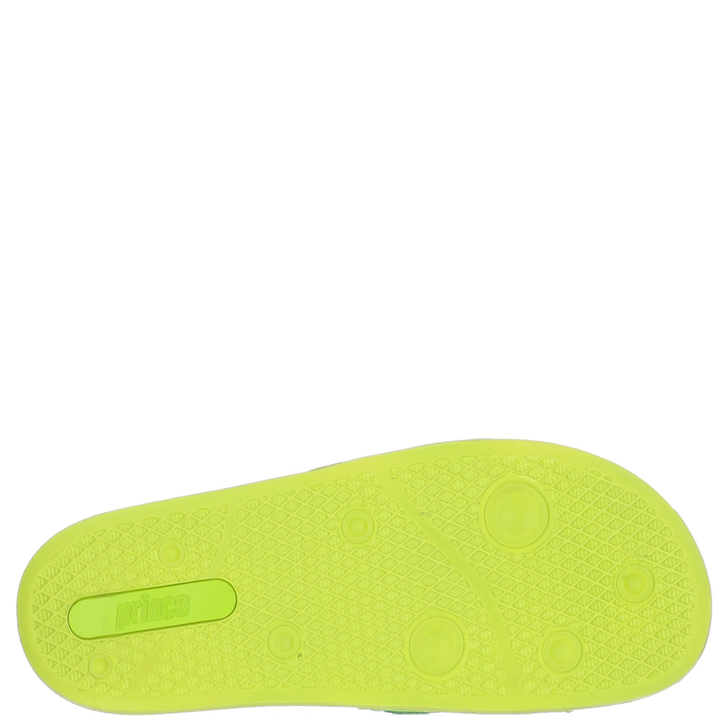 Prince Green/Neon Lime Prism Slides