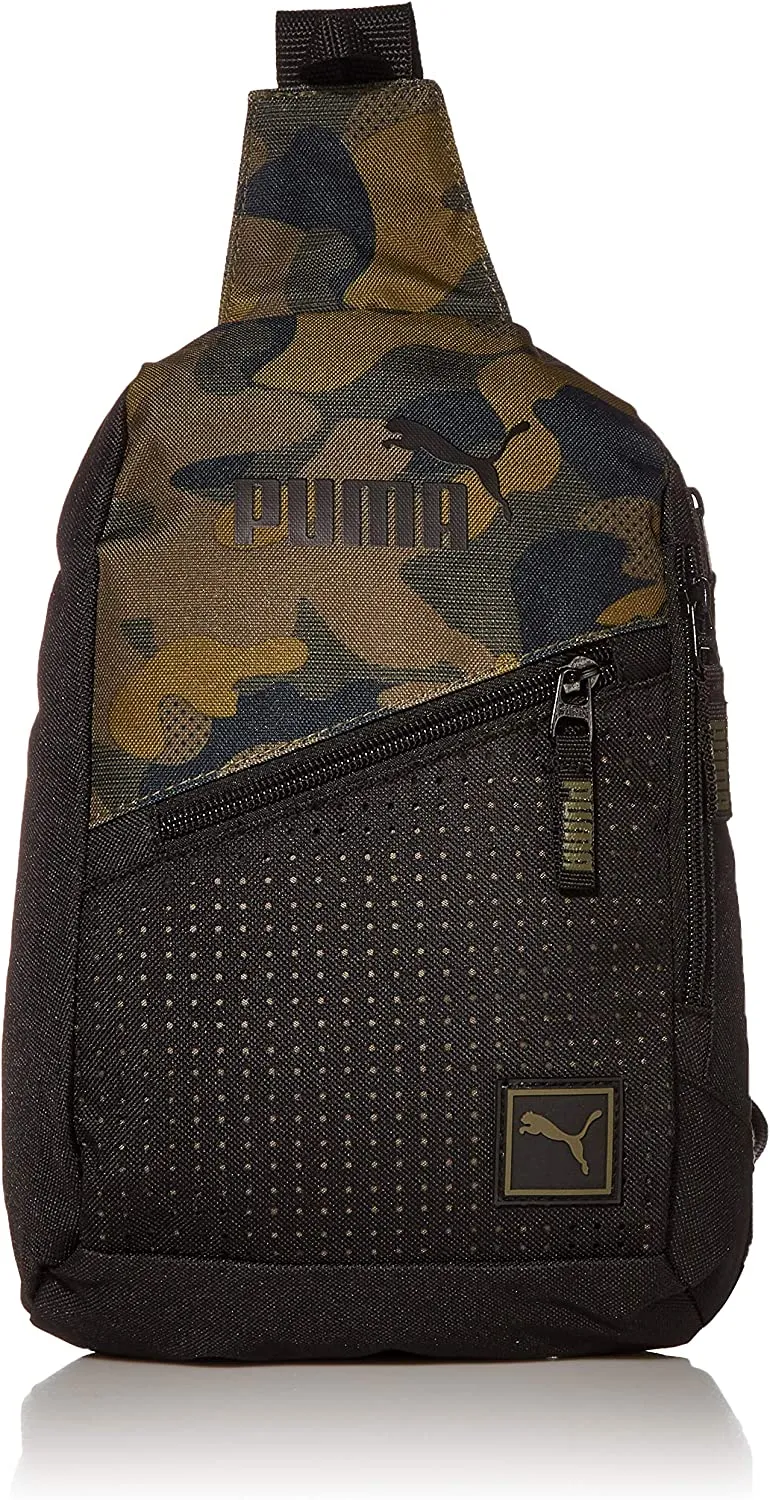 PUMA Logo Sidewall Sling Backpack