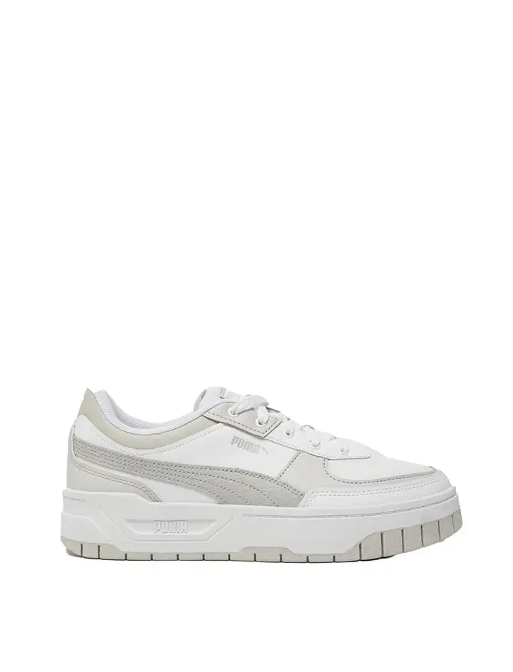 Puma Women's Cali Dream Leather Trainer White/Gray